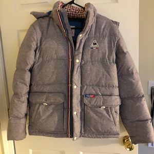 le coq sportif long down jacket